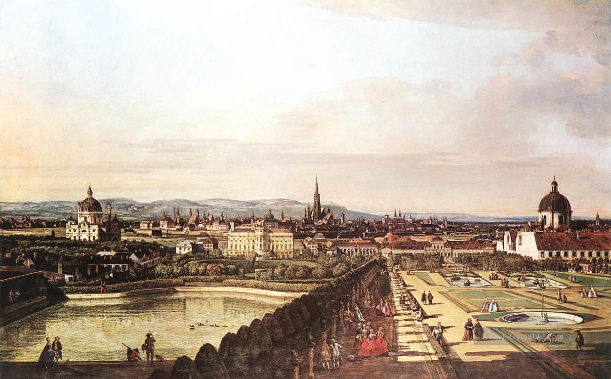 Ansicht von Wien vom Belvedere städtischen Bernardo Bell Ölgemälde